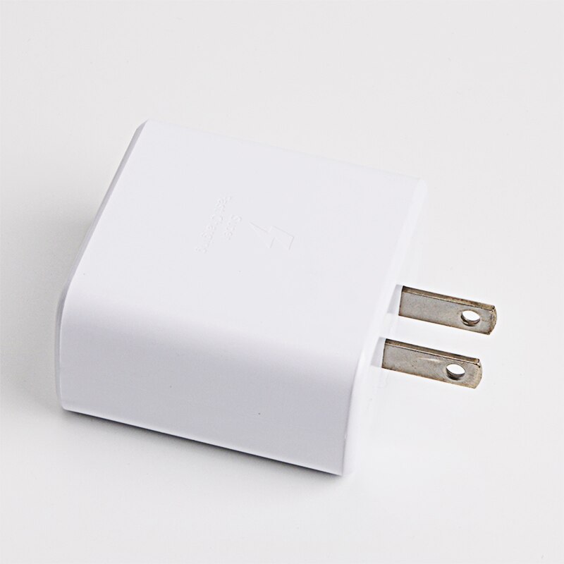 Samsung originale 45W EU US UK USB-C caricabatterie super adattivo per ricarica rapida 100CM PD cavo per Galaxy S21 S20 nota 20 Ultra nota 10: White US Charger