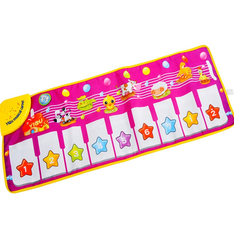 Muzikale Speelmat Met Animal Voice Baby Piano Spelen Tapijt Muziek Game Instrument Vroege Educatief Speelgoed Voor Kinderen