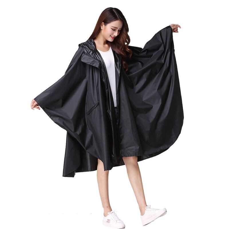 Monitoiminen värikäs unisex -ulkomatka vedenpitävä sadetakki poncho -reppu sadesuoja pyöräilyä rankkasateessa