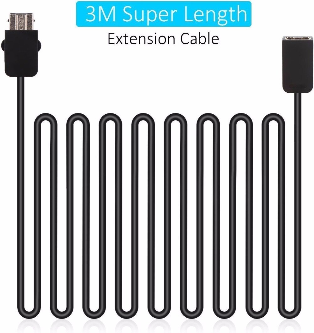 3M 10ft Extension Cable Extender Cord for Nintendo SNES NES Classic Mini Edition Controller