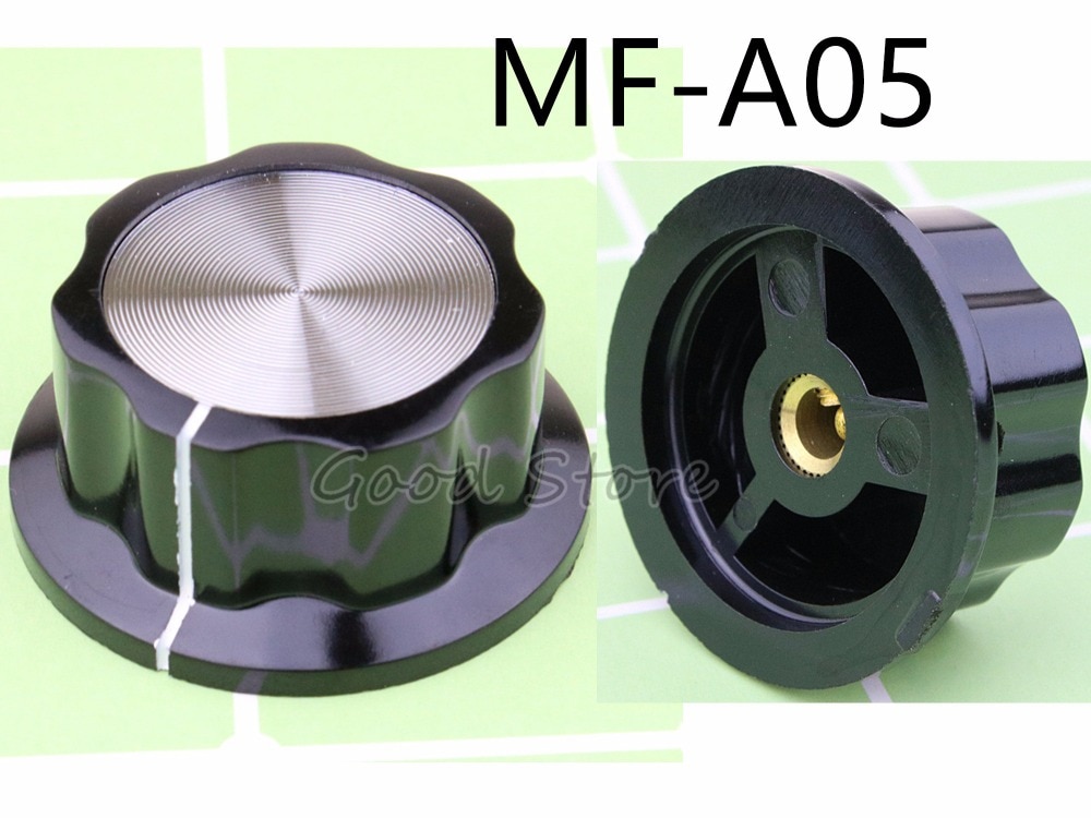 2 Stks/partij Hoed MF-A05 Potentiometer Knop WH118 WX050 Bakeliet Knop Koperen Kern Binnenste Gat 6Mm