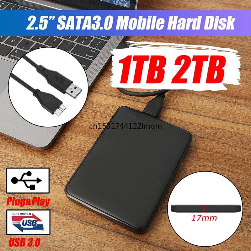 External Hard Drive Disk HD 1TB 2TB High capacity SATA USB 3.0 Storage Device Original for Computer Laptop