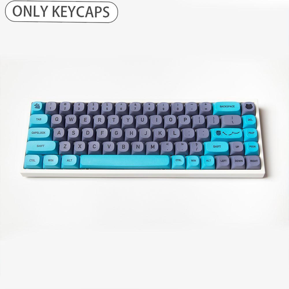 125pcs Keycaps Mechanical Keyboard Keycaps For IKBC GMMK 61/64/84/87/980 MA Profile Keycap Set Dye Subs PBT Key Cap