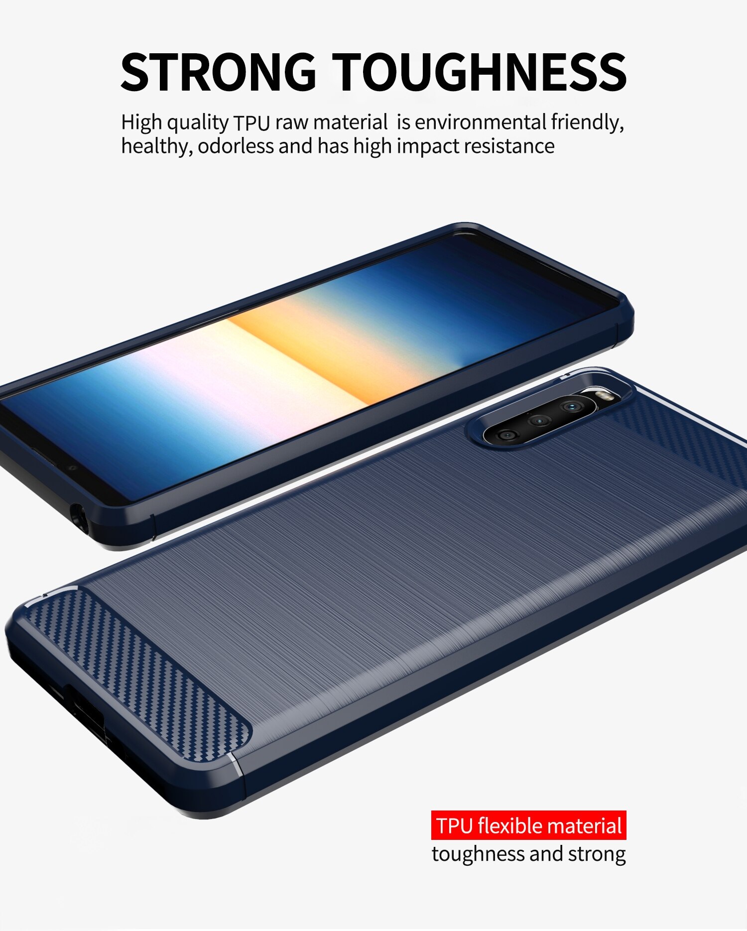 Vendita calda custodia per Sony Xperia 10 III Coque Protector SO-52B SOG04 XQ-BT52 antiurto morbido Silicone TPU Cover posteriore per Sony 10III