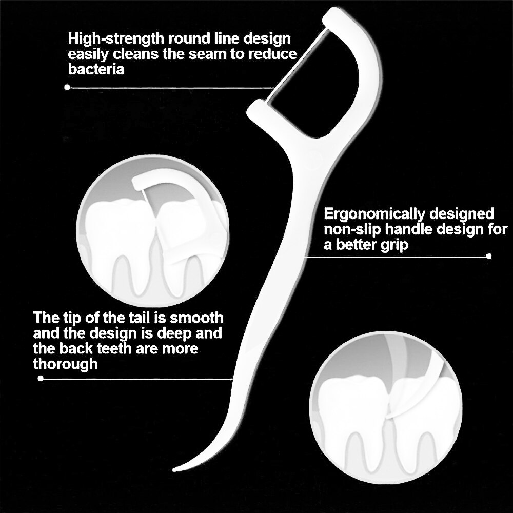 50M Tanden Bleken Mondhygiëne Tanden Reinigen Dental Floss Spool Wax Mint Tandenstoker Bleken Tanden Bleken Dental Care
