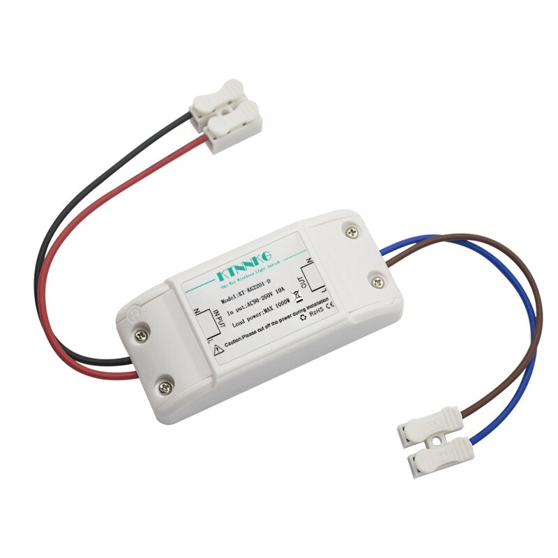 KTNNKG 433 MHz télécommande universelle sans fil 86 panneau mural émetteur RF avec 1 2 3 boutons pour interrupteur d'éclairage de la maison: 220V switch