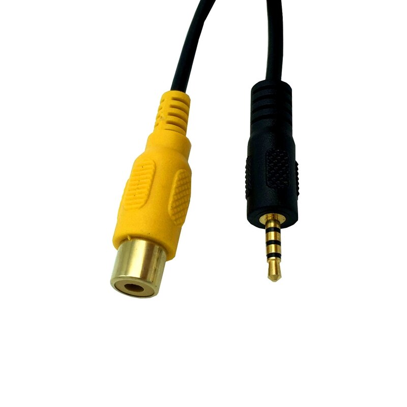 RCA to 2.5mm AV-IN Cable Car Rear View Camera TO GPS 2.5mm 0.