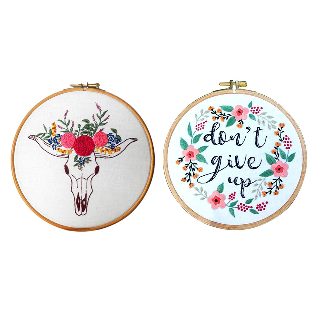 Borduurwerk Starter Kit Borduurpakketten Handgemaakte Handwerken Krans Patroon