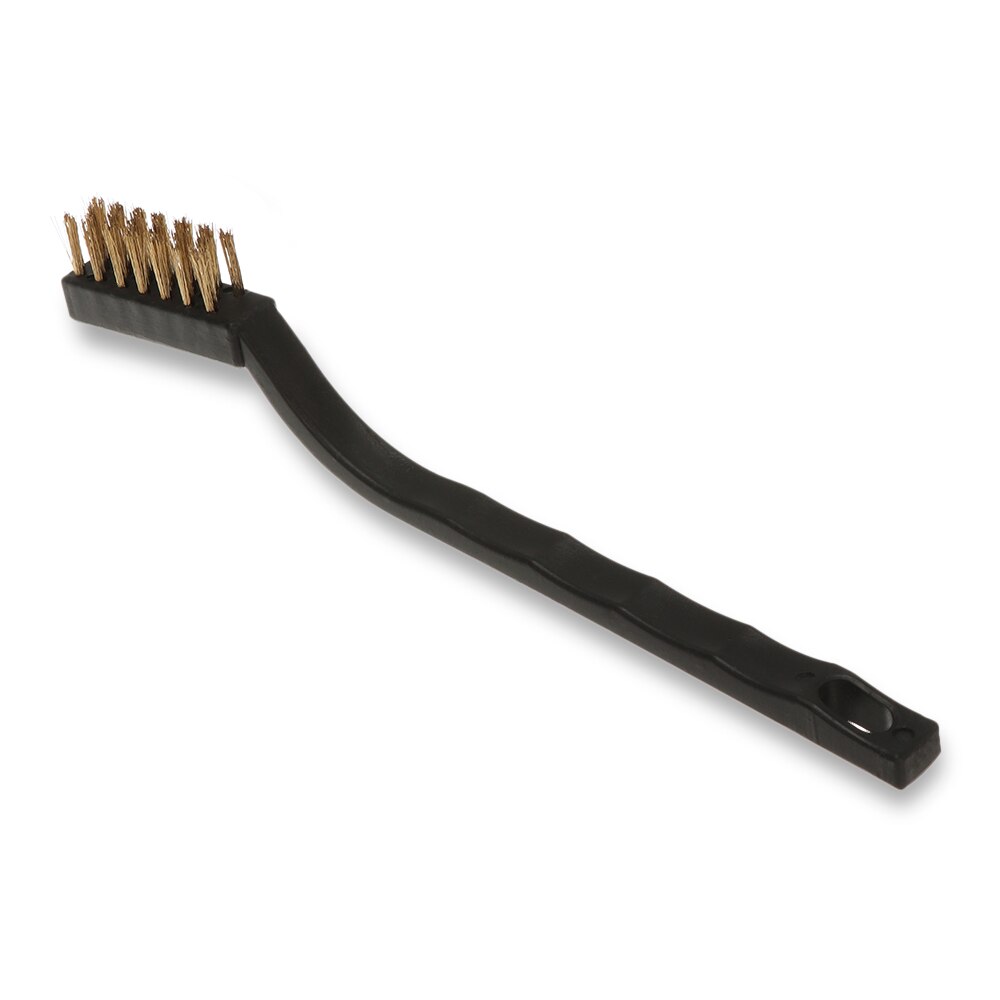 Multifunktionel stålbørste håndstål messing nylon metal rustmalingsfjerner ren overflade rustfrit stål grill rengøringsværktøj: Messingbørste