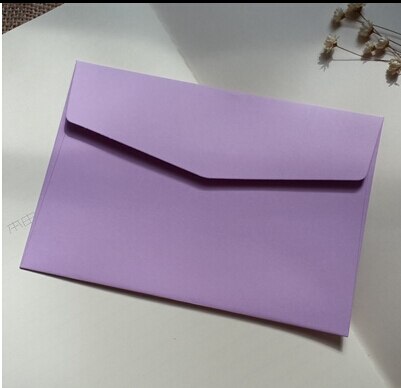 Enveloppe Vintage en papier Kraft | Mignon, 12 $ US 160x110mm, pour de mariage, commande unique,: VIOLET