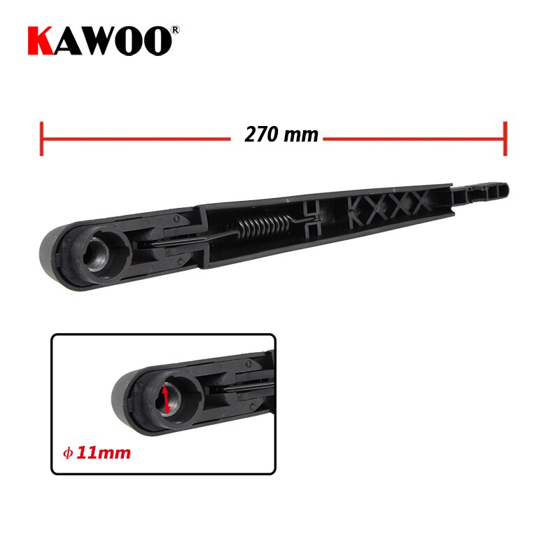 KAWOO Car Rear Wiper Blade Blades Back Window Wipers Arm For Dacia Sandero MK2 Hatchback -) 290mm Car Accessories Styling