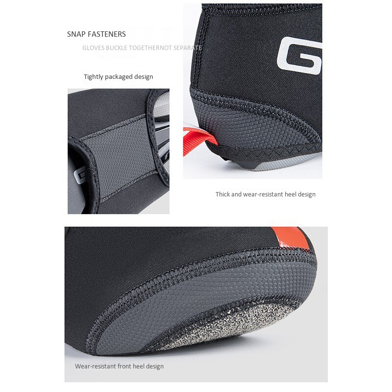 Copriscarpe da bici da strada GIYO copriscarpe da ciclismo invernali copriscarpe in mucchio con scaldino termico copriscarpe per donna uomo