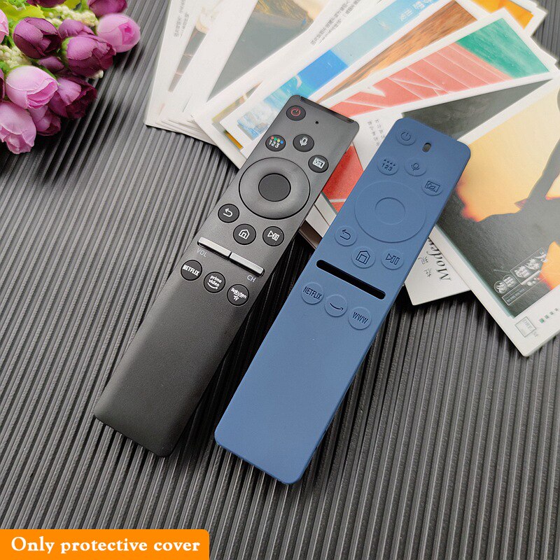 Samsung-TV Remote Control Protective Sleeve For BN59-01 Anti Silicone Cover: navy