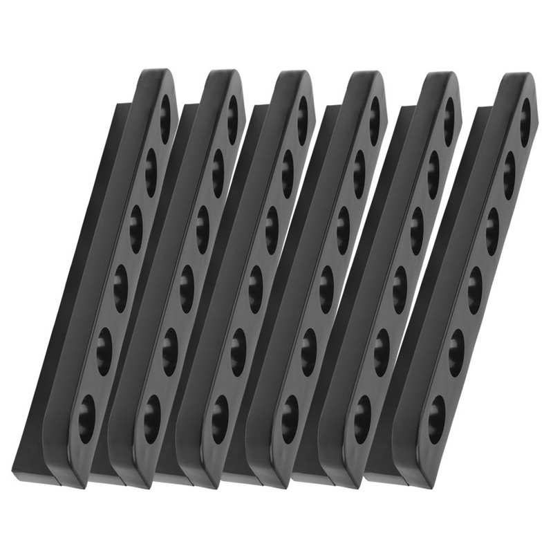 Zwembad Rack 3 Set Biljart Snooker Accessoire Plastic Wandmontage Zwembad Rack Beugel 6 Gaten Plastic Rack