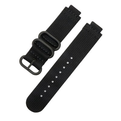 Correa para Garmin Forerunner 235, correa de nailon para Garmin Forerunner 220/230/235/620/630/735XT/235Lite, accesorio: black black buckle
