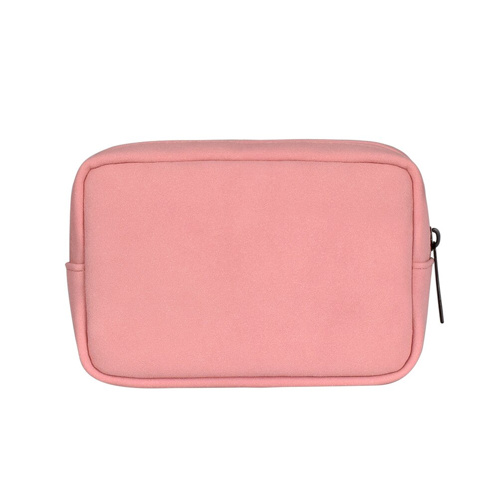 Neue Lagerung Daten Kabel Reisetasche U Disk Energie Bank Elektronische Zubehör Organizer Kopfhörer SD Karte Energie Bank Container Beutel: Rosa schrubben