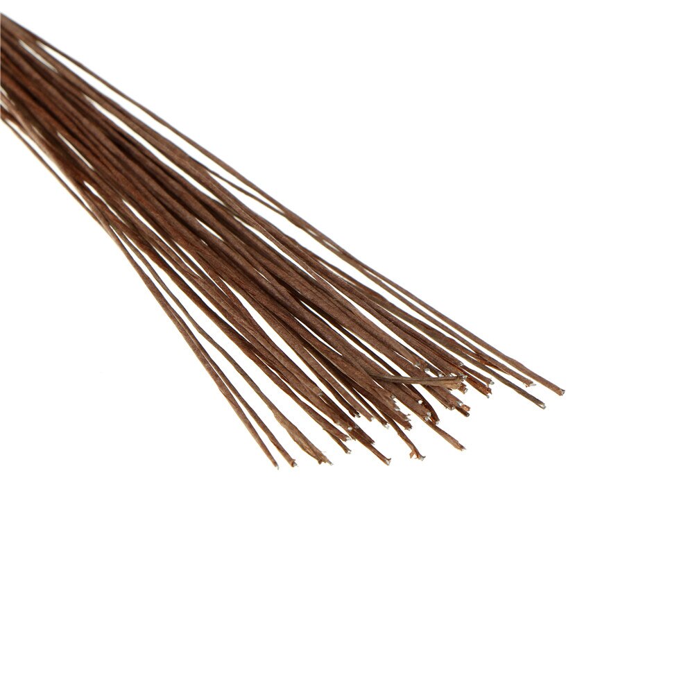 50PCS/set Paper Wire Diameter Long Iron Wire Used For DIY Nylon Stocking Flower Making