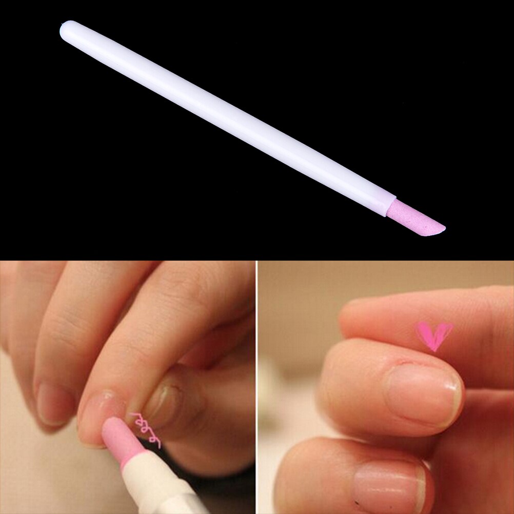 Lápiz para cutícula de piedra para cutícula, de cuarzo, para el cuidado de la manicura, 1 unidad