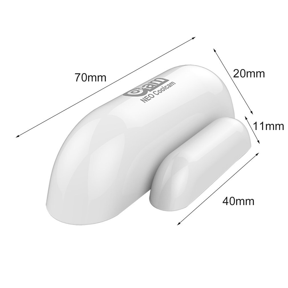 Z-wave Door Window Sensor Detect Door Status Intrusion Detection Z-wave Device Compatible 300 series and 500 series