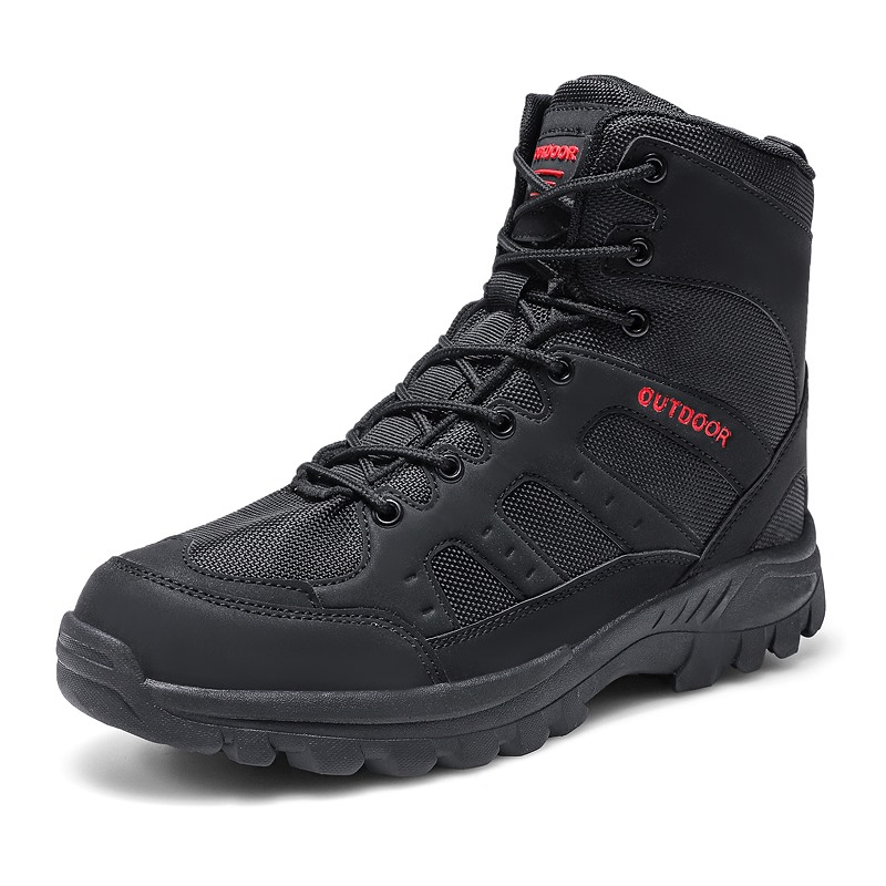 2025, Winter-Männer-Wanderschuhe, schwarze Höer, Turnschuhe, modisch, lässig, leicht, flach, Postschuhe, warmes ist hingefallen, draussen-Wanderschuhe, trendig
