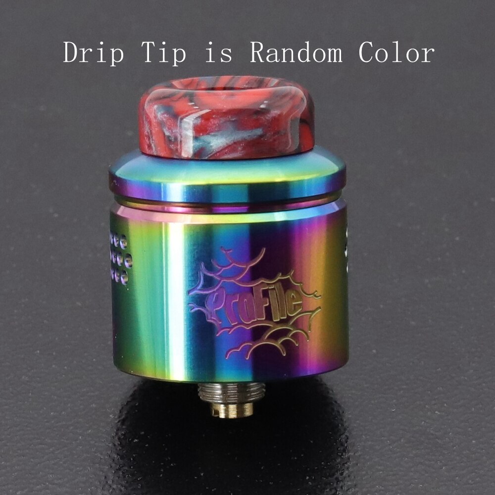 VapSea Profile RDA Atomizer Mesh 24mm Vape Tank Single Coil Rebuilding 22mm Dripping 510 vape atomizer with 1.5 Mech coils: Rainbow / RDA Only