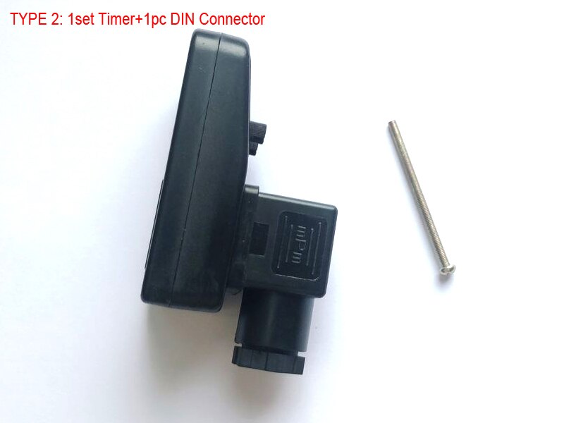 DIN43650A Coil Collector Electric Valve Timer 24V~240V SOLENOID VALVE EDR TIMER