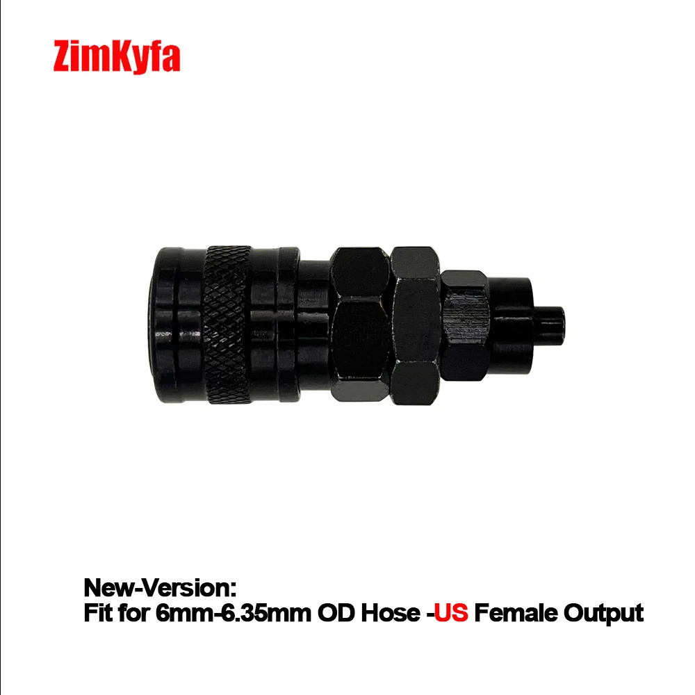 HPA US Foster BLACK 23-2/2302 conector de desconexión rápida a manguera OD de 6MM-6,35 MM para herramienta de aire: Verde claro