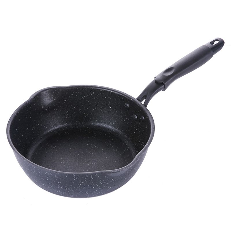 24cm multifunctionele aluminium legering antiaanbak koekenpan gebakken ei pot inductiekookplaat koken kleine wok voor keuken