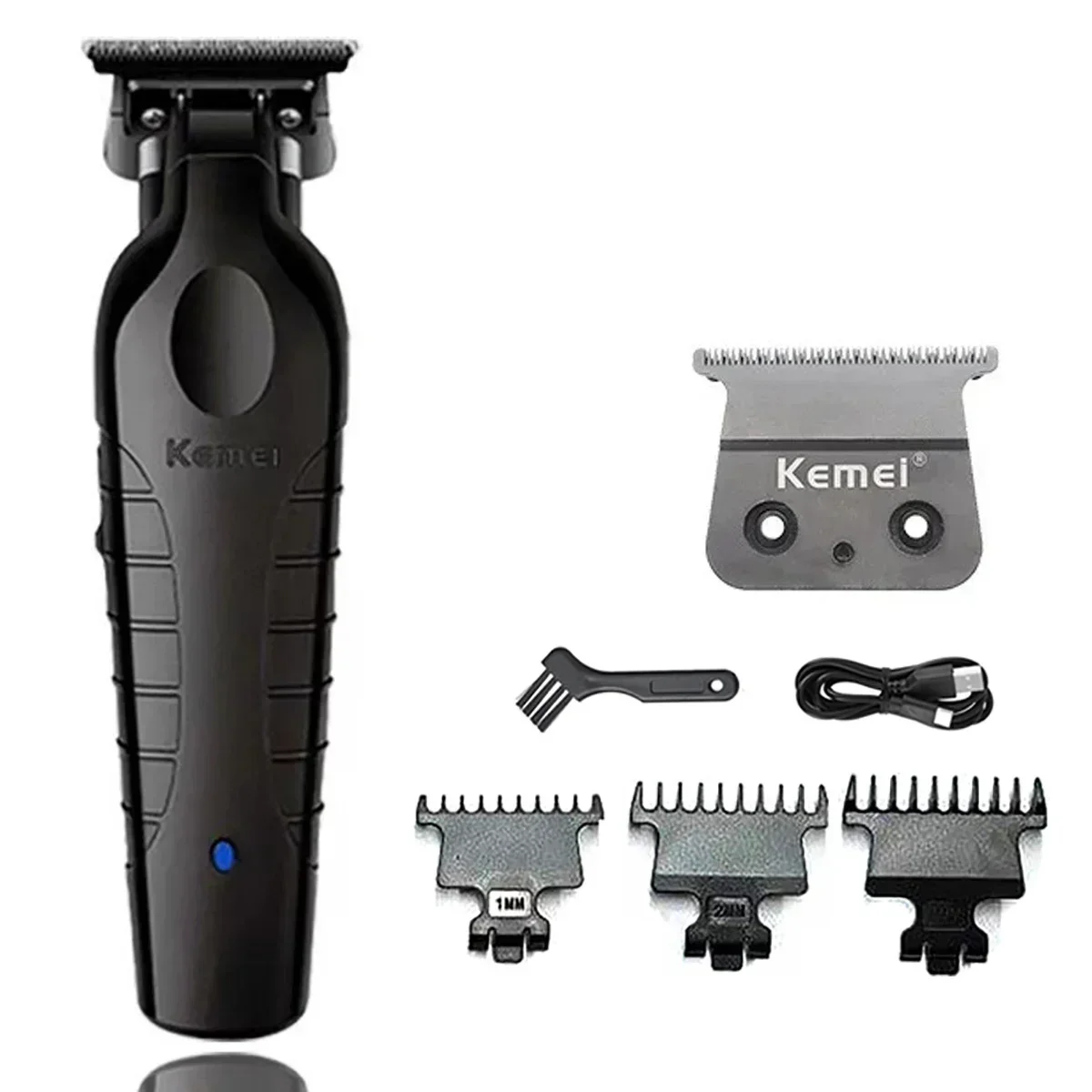 Kemei KM-2299 máquina cortadora de pelo máquina de corte de pelo para hombres cortadora de pelo cortadora cortadora de pelo cortadora: Oro