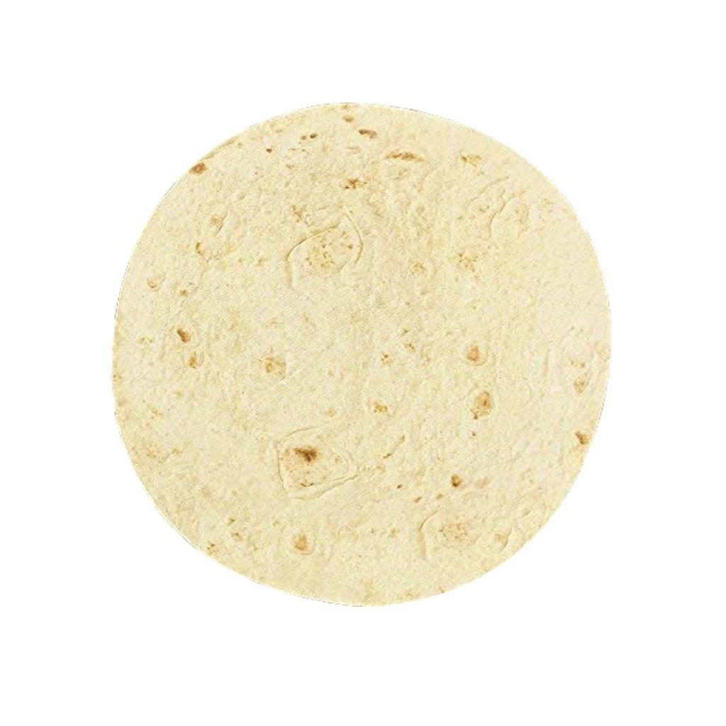 Burrito Tortilla Blanket Mexican Rolls Flannel Blanket Corn Rolls Pancake Blanket: 3round(178cm)