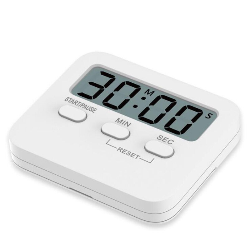 Student Timer Alarm Clock Remind Do Homework Mute Or Sound Multifunction Learning Cooking Timing With Magnetic LCD Alarm Clock: Default Title