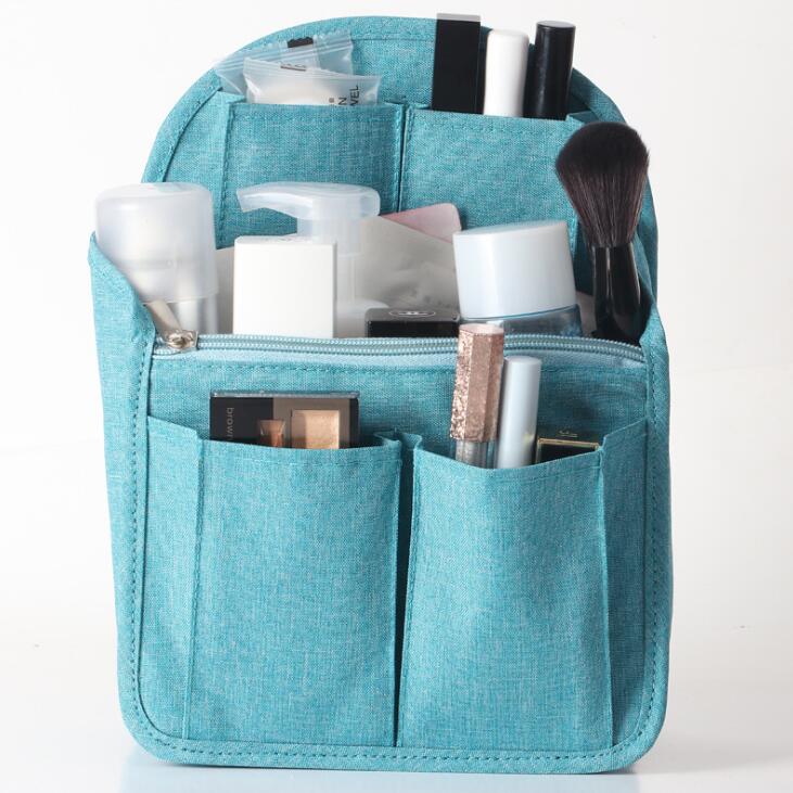Organizador de mochila de viaje, inserto para mochila, bolsa de almacenamiento para mamás, bolsos grandes de hombro, bolso multibolsillo para organizar bolsas
