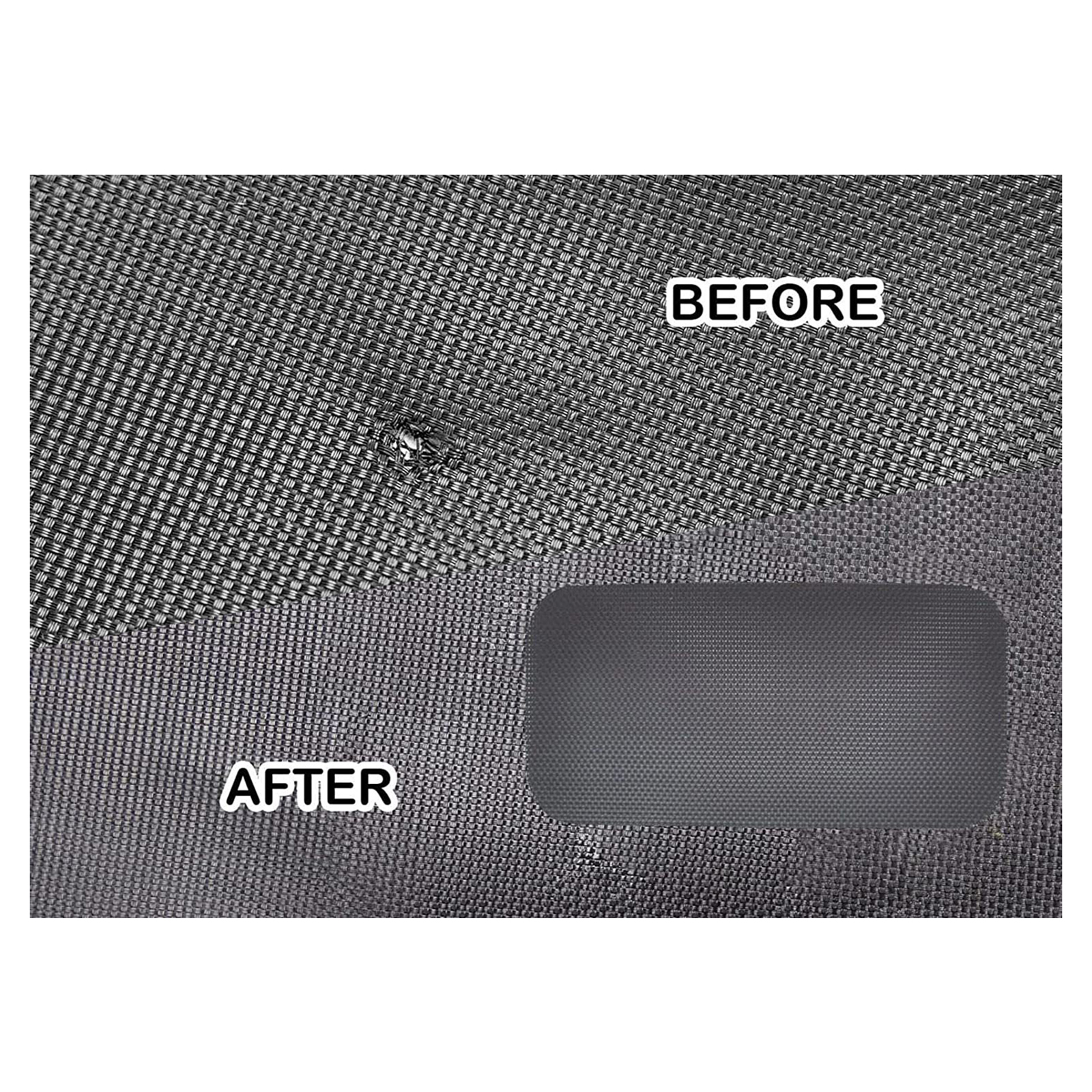 Trampoline Repair Kit with Glue Fixing Parts Trampoline Mat Tear Accessories Replacement Rectangular Repair Patches 16cmx24cm