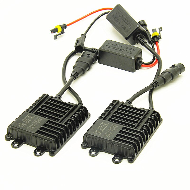 24v 75w ballast kit gömd xenon glödlampa för lastbil  h1 h3 h7 6000k kall vit auto xeno strålkastare lam