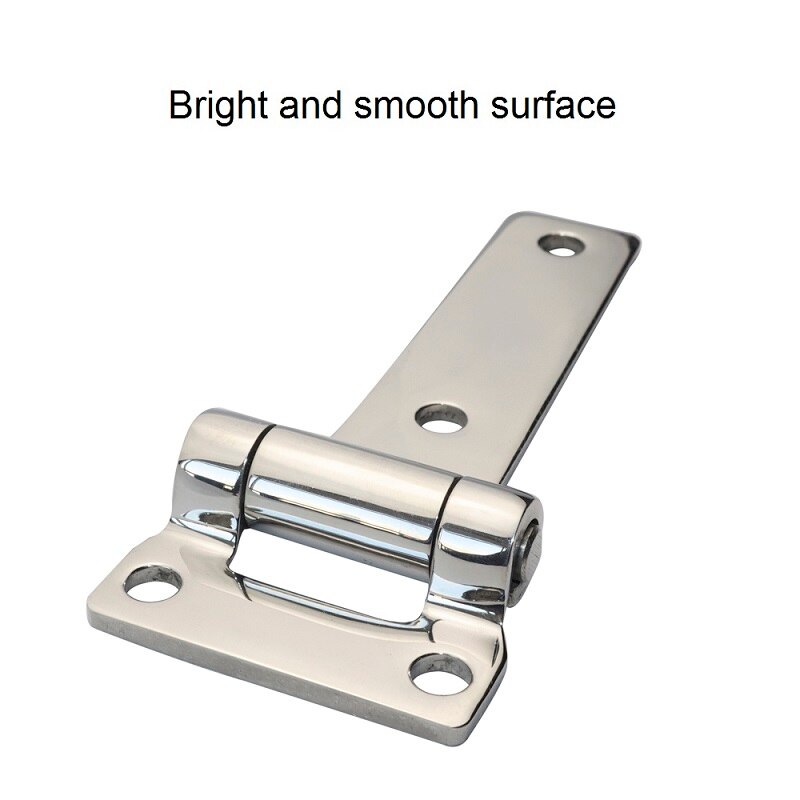 Bisagra de acero inoxidable 304 para yates, bisagra en T de alta resistencia para barcos, puertas de acero inoxidable para contenedores, 135mm