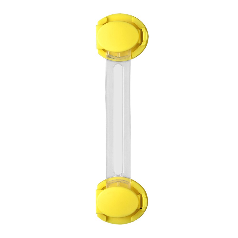 Baby Safety Lock Cabinet Smart Drawer Door Window Locks Straps Protection of Children Family Security Lock Proof Blocker: 1pcs Yellow