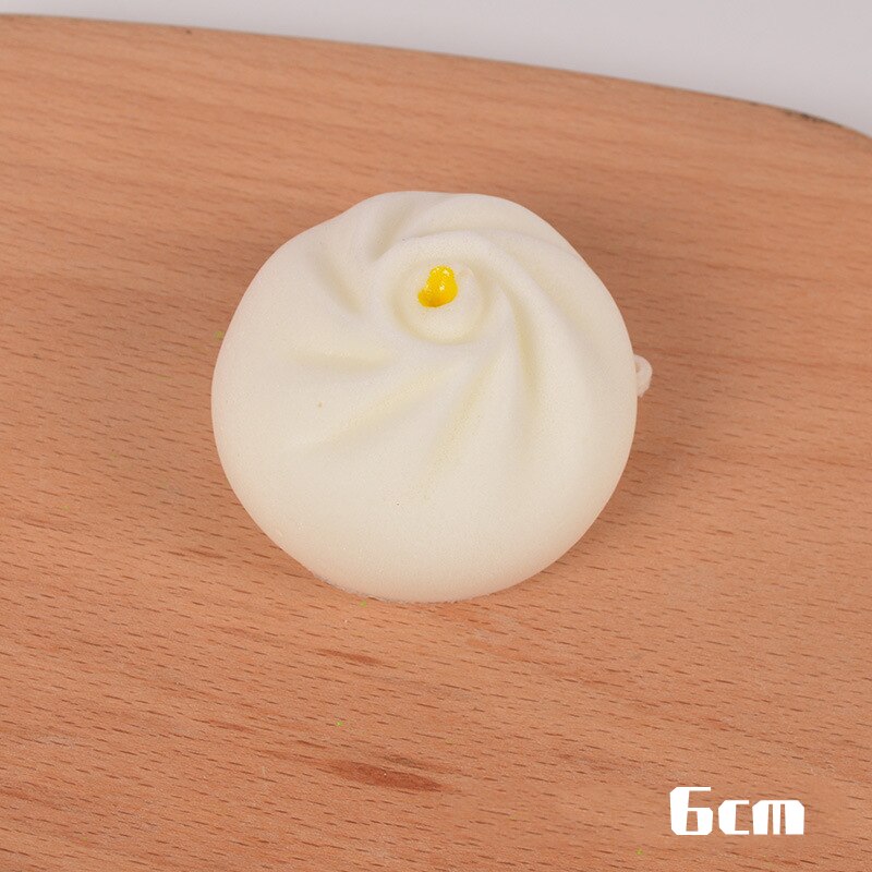 Simulazione panini al vapore spremere giocattoli aumento lento Antistress giocattoli Squishy modello di gnocchi palla Antistress: 3