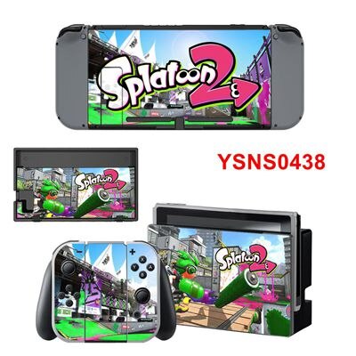 Splatoon 2 Aufkleber Nintend Schalter Haut NS Konsole Controller Vinyl Skins Decals Aufkleber Spiel Abdeckung Für NS: YSNS0438