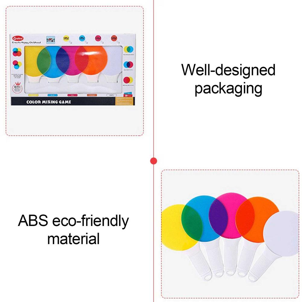 Color Mixing Game BPA Free Educational Color Recognition Board