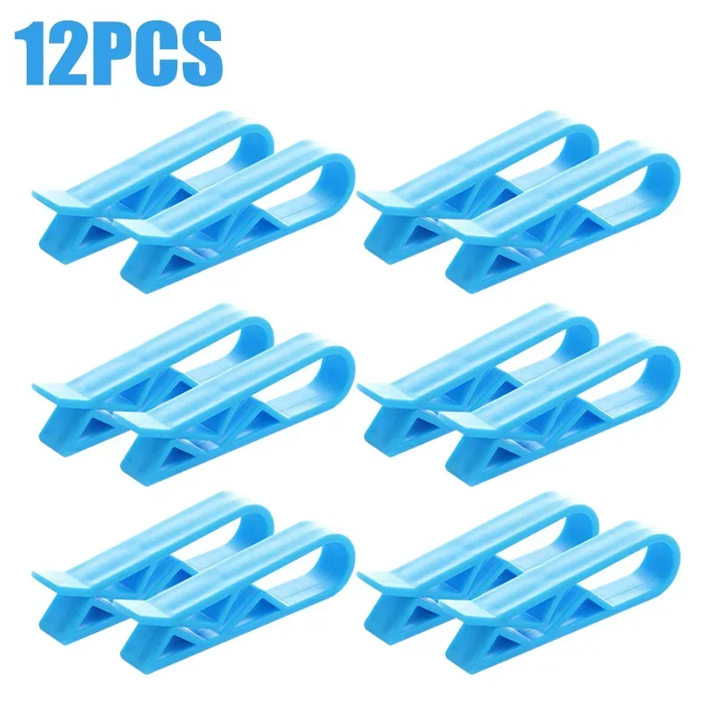 36/2pcs Garbage Bin Fixed Clip Waste Basket Rubbish Bag Anti-Slip Holder Clamp Snack Bag Sealing Clips Kitchen Storage Organizer