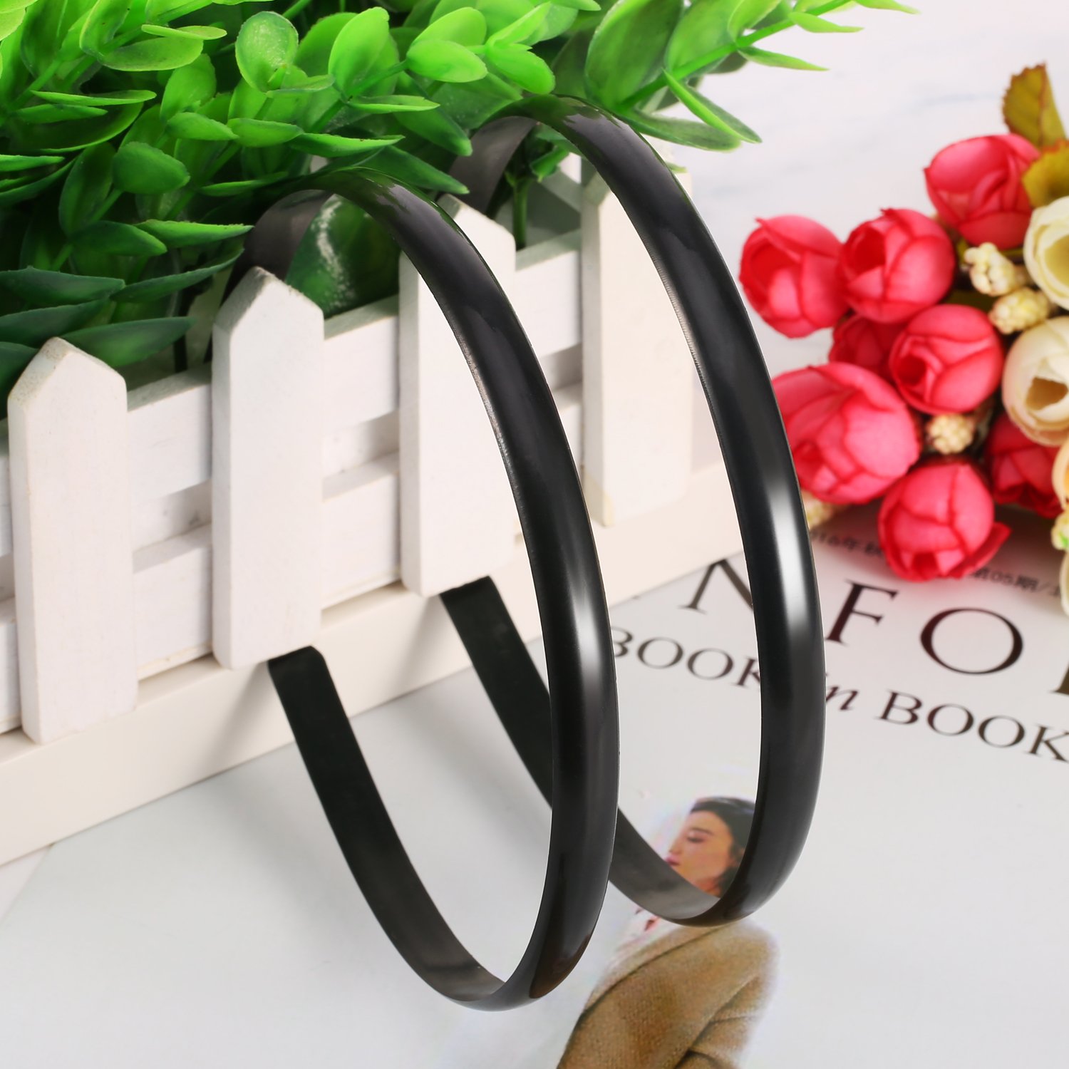 Lot De 12 Têtes Sans Dents Blanc - Accessoire DIY Pour Cheveux, Déco Et Fêtes