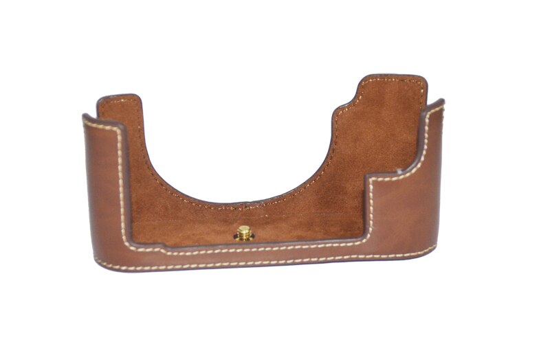 Étui en cuir Pu pour appareil photo, demi-corps pour Leica M10, housse de fond de ,