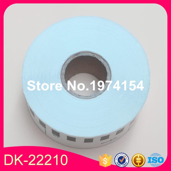 10X rouleaux d&#39;étiquettes compatibles Brother DK-22210 DK22210 DK-2210 DK210 210, étiquettes en papier continu, DK 22210