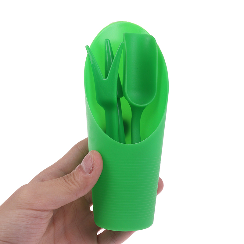 4 Pcs Garden Tools Kit Potted Plants Succulent Seedling Transplanter Spoon Shovel Flower Pot Soil Spreading Tool: Default Title