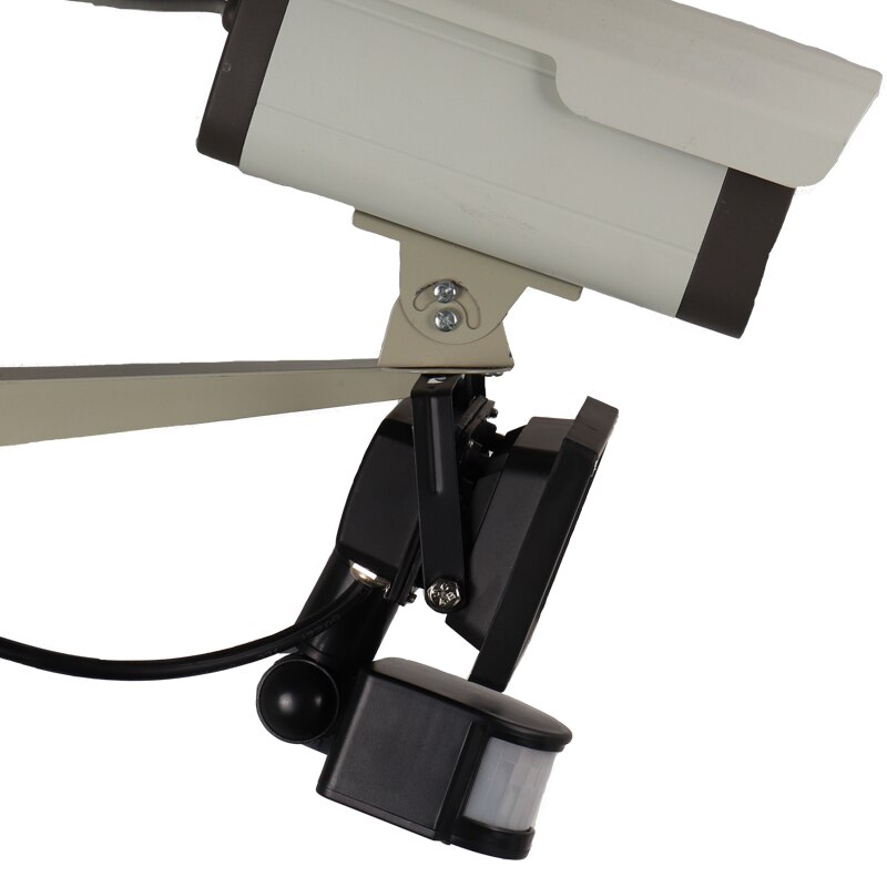 DC/AC12V Input PIR 10W LED Floodlight Indoor Spotlight Solar System Garage Security Motion Sensor warehouse Time Lux Adjustable