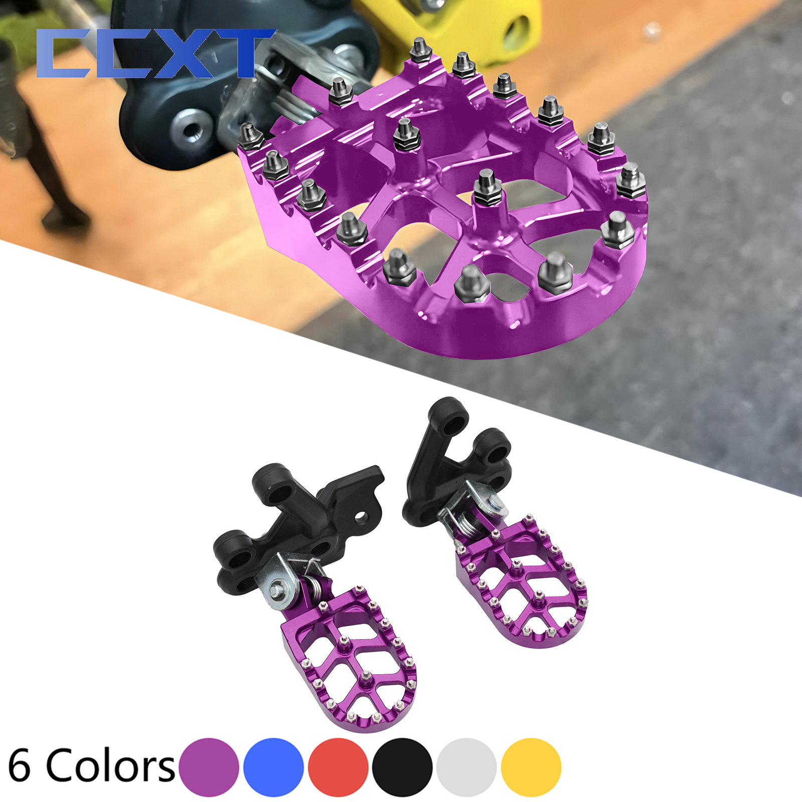 Estribos CNC para bicicleta eléctrica, estriberas de apoyo, soporte para sur-ron sur ron surron Light Bee X & S, piezas eléctricas para Motocross