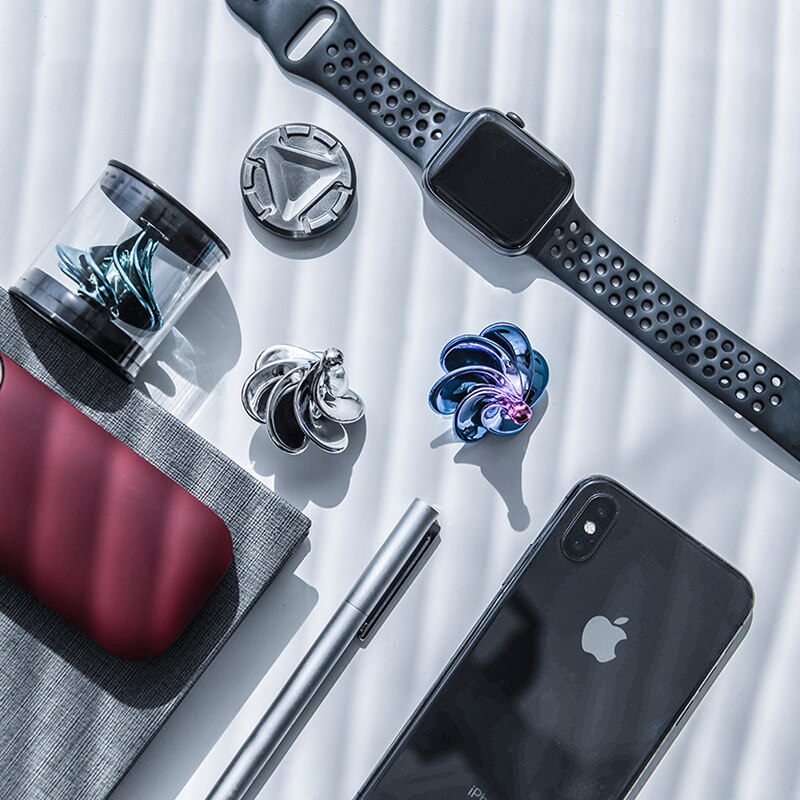 Pneumatic Gyro Decompression Toy Gyro Colorful Wind Blowing Gyro Pneumatic Spinning Top Colorful MetaL Wind Spinning Desktop