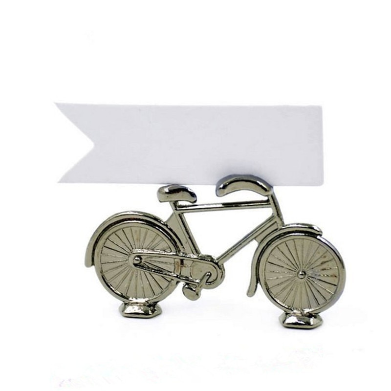 50 stk mini cykel bord kortholder rejse bryllup dekoration bord centerpieces bryllup gæst navneskilt