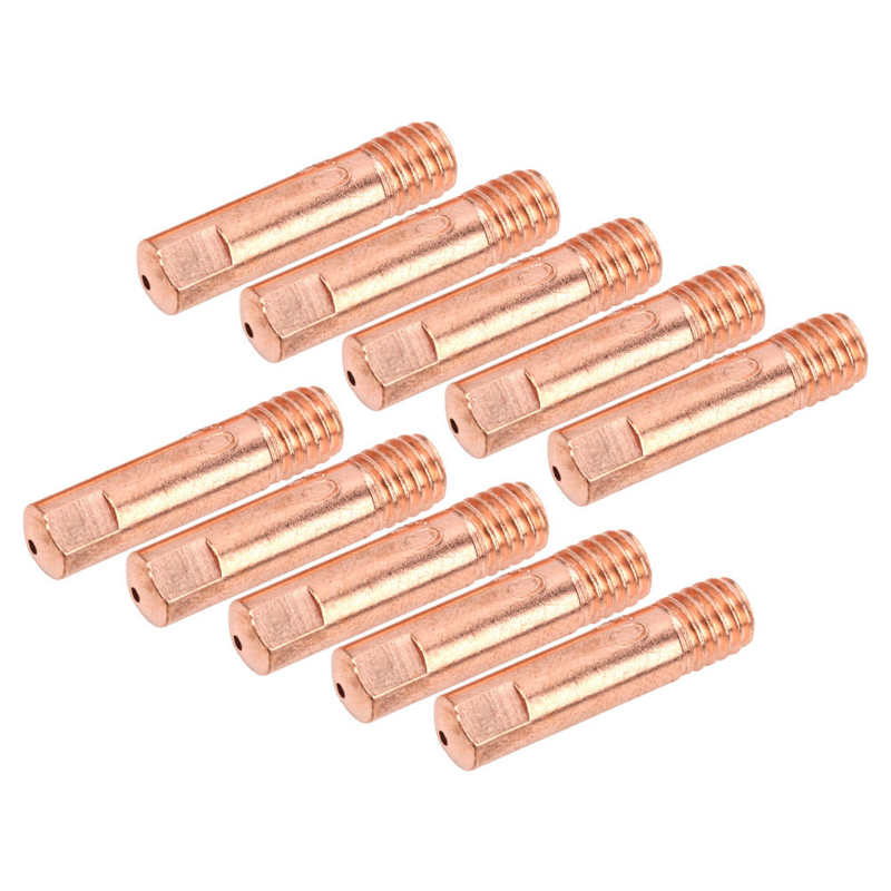 Wielding tip Soldering iron tip MIG Welding Contact Tip Copper Conductive Nozzl for Weld Accessories 15AH x 0.9 Solder