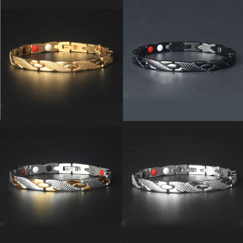 Twisted Healthy Power Magnetic Therapy Health Bracelet Arthritis Carpal Tunnel Pain Relief Bracelet Health Cares Jewelry